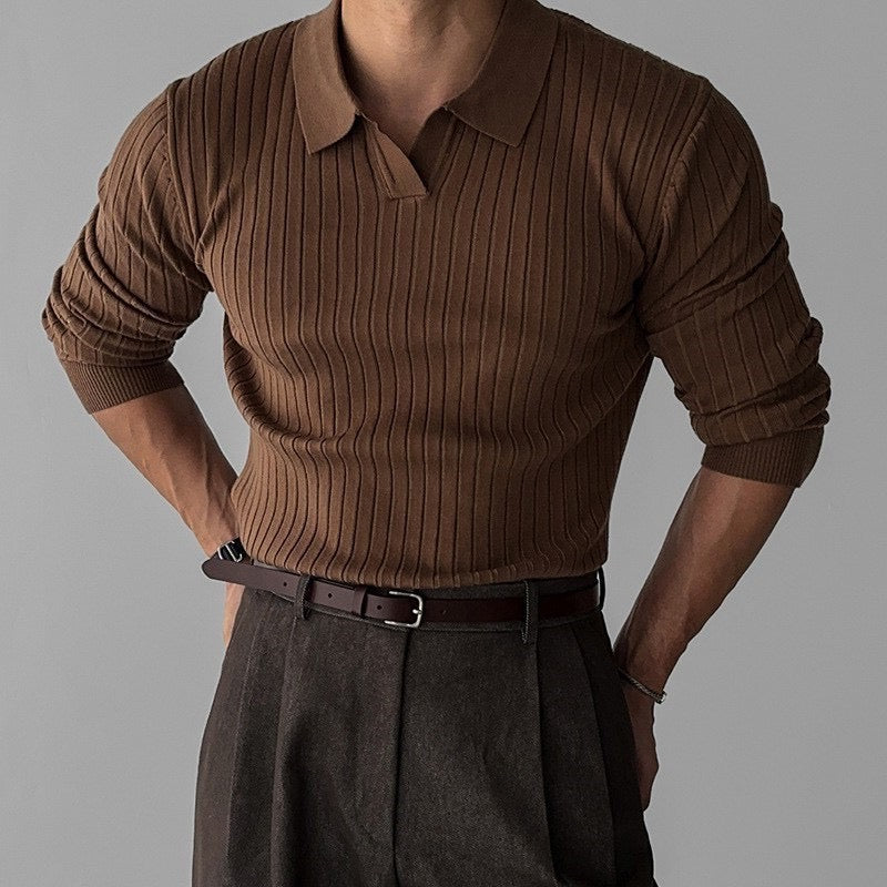 SUWON V-Neck Polo Kovi