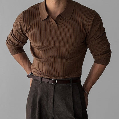 SUWON V-Neck Polo Kovi