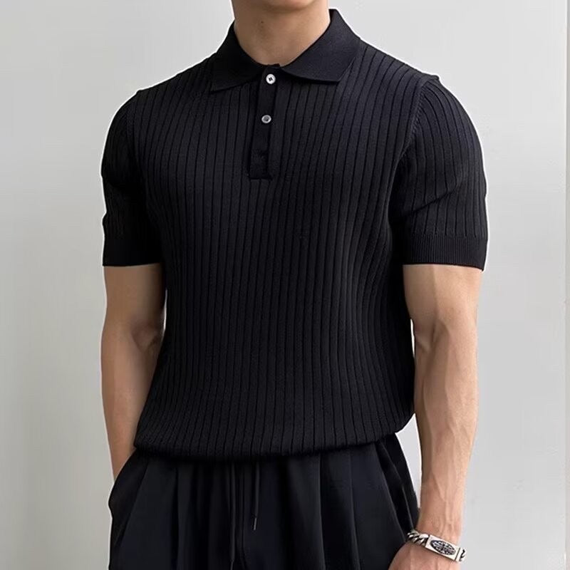 GIMCHEON Knitted Polo Shirt Kovi