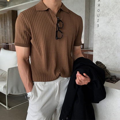 GIMCHEON Knitted Polo Shirt Kovi
