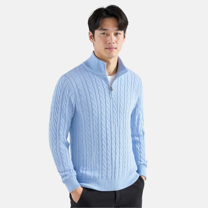 Classic Cable Half-Zip Sweater Kovi