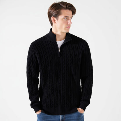 Classic Cable Half-Zip Sweater Kovi