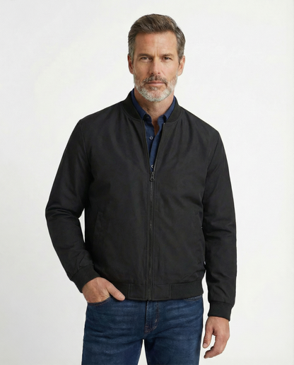 Clean Cut Bomber Jacket