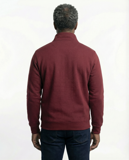 Casual full-zip knit jacket