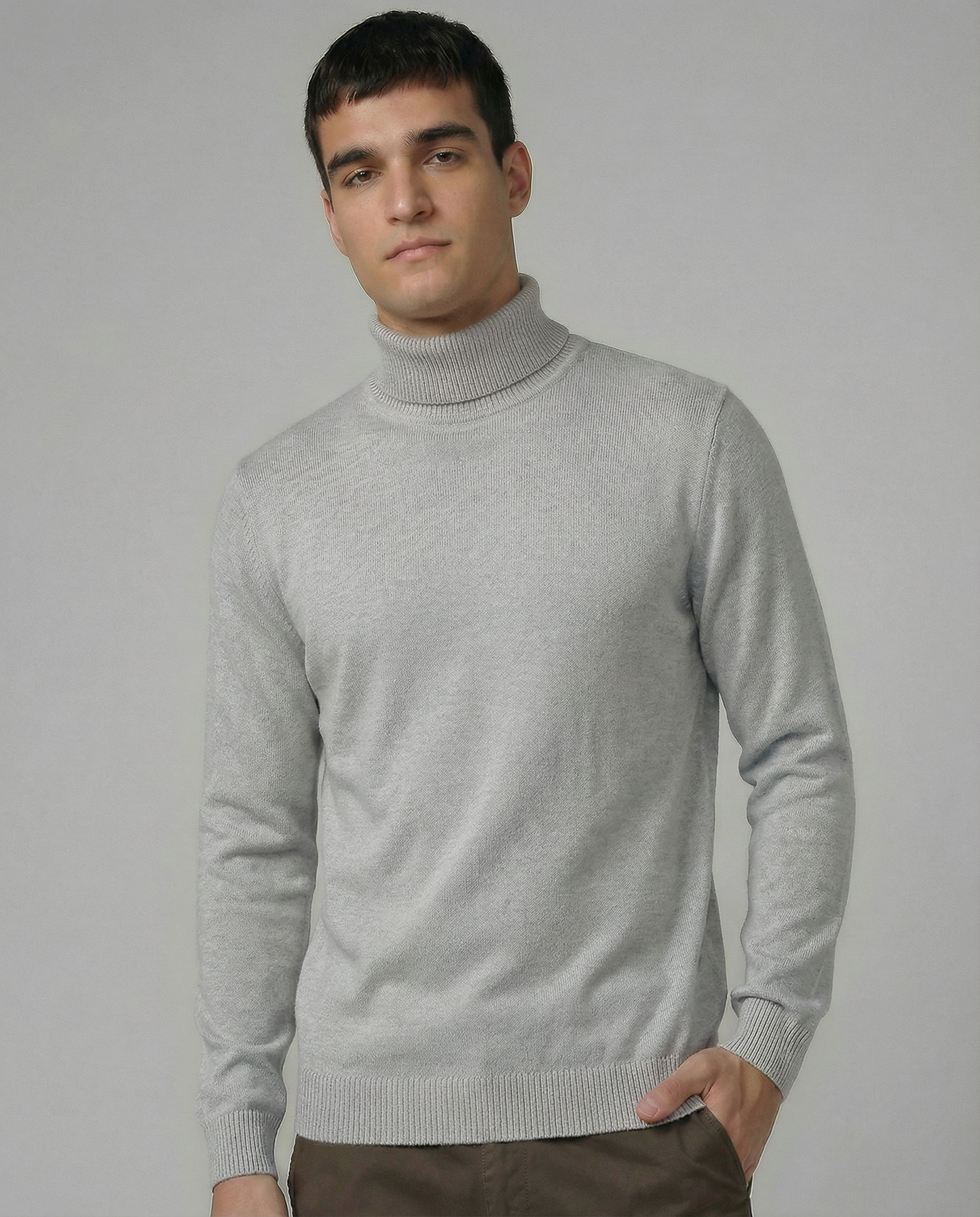 Cable Turtleneck Knit