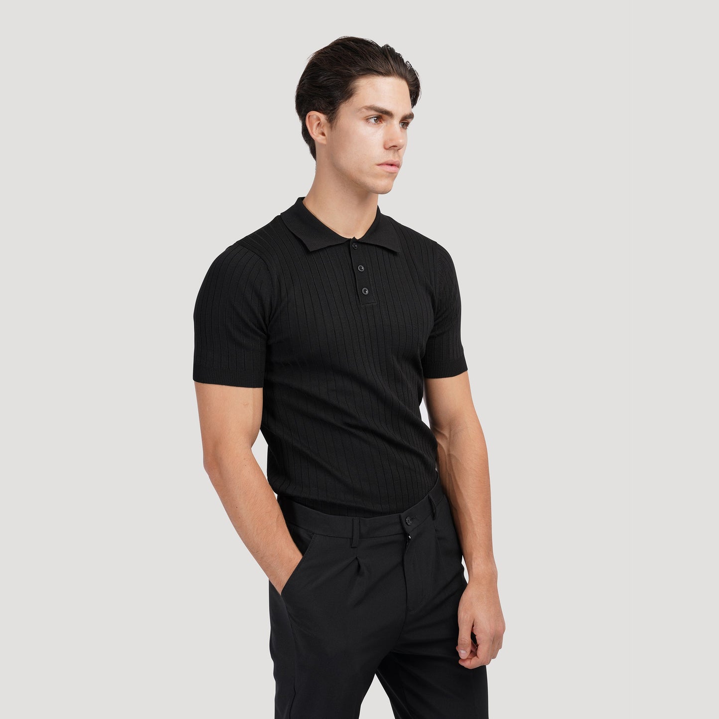 GIMCHEON Knitted Polo Shirt Kovi