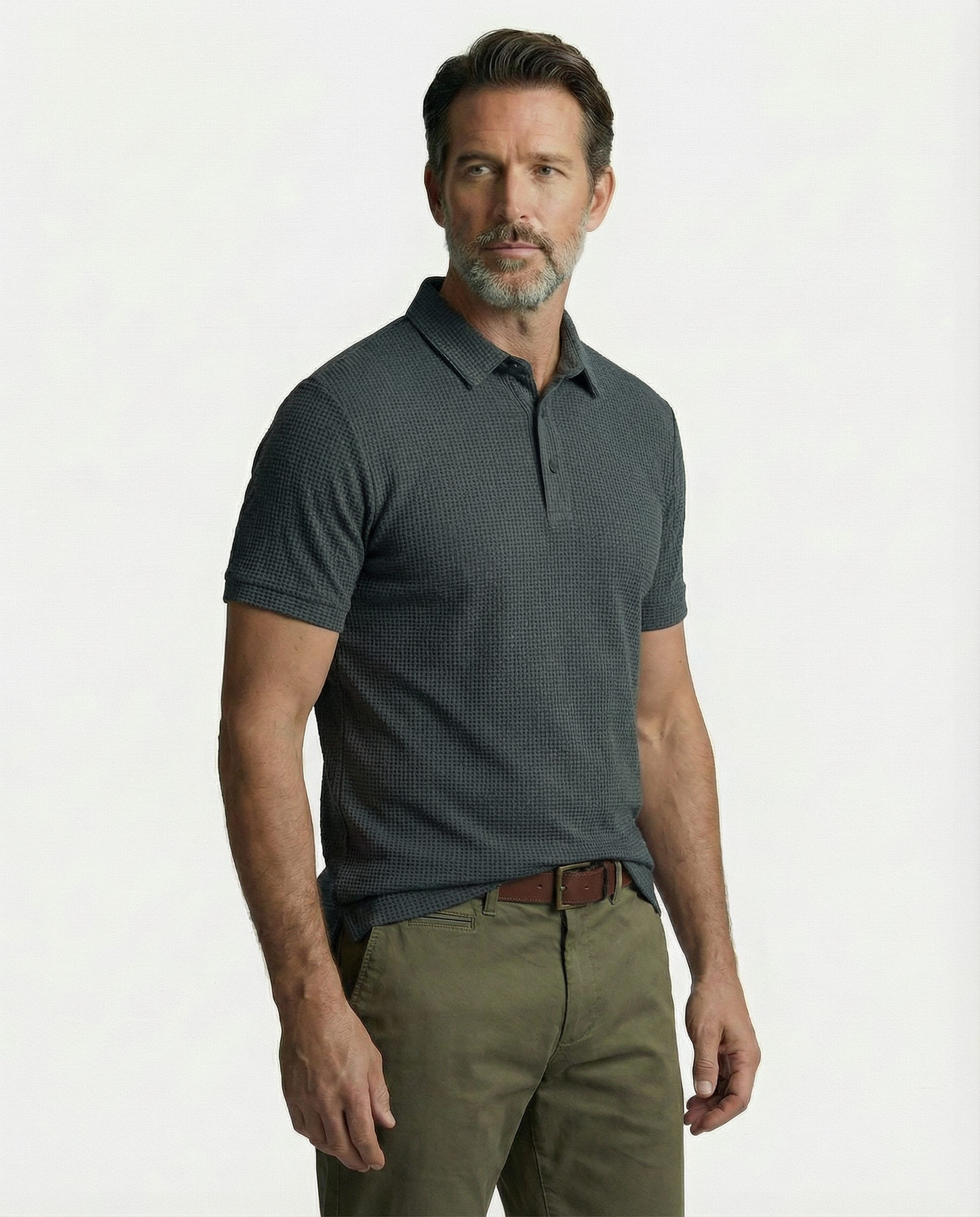 Elegant Textured Polo
