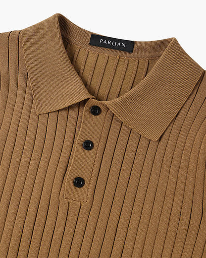 GIMCHEON Knitted Polo Shirt Kovi