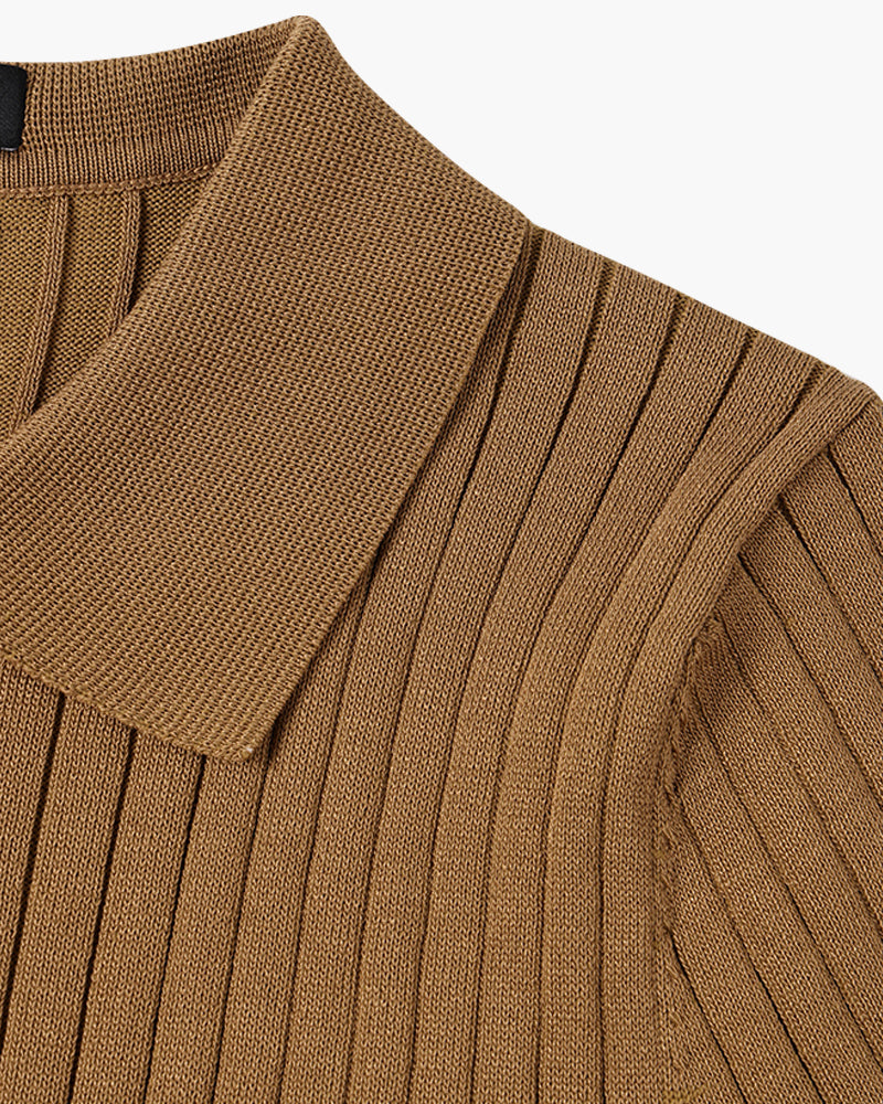 GIMCHEON Knitted Polo Shirt Kovi