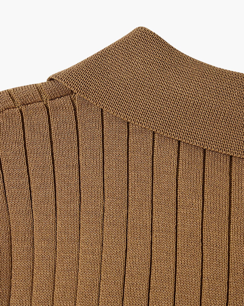 GIMCHEON Knitted Polo Shirt Kovi