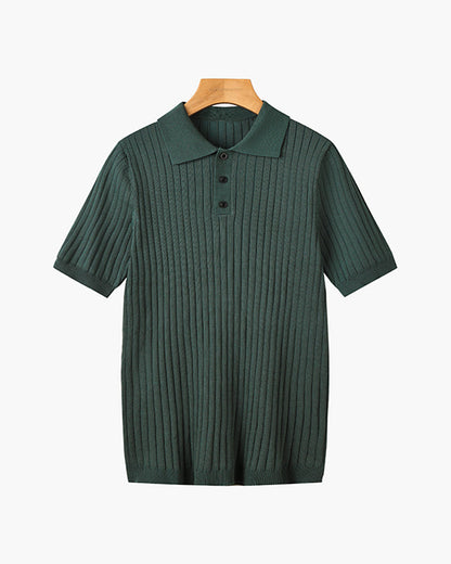 GIMCHEON Knitted Polo Shirt Kovi