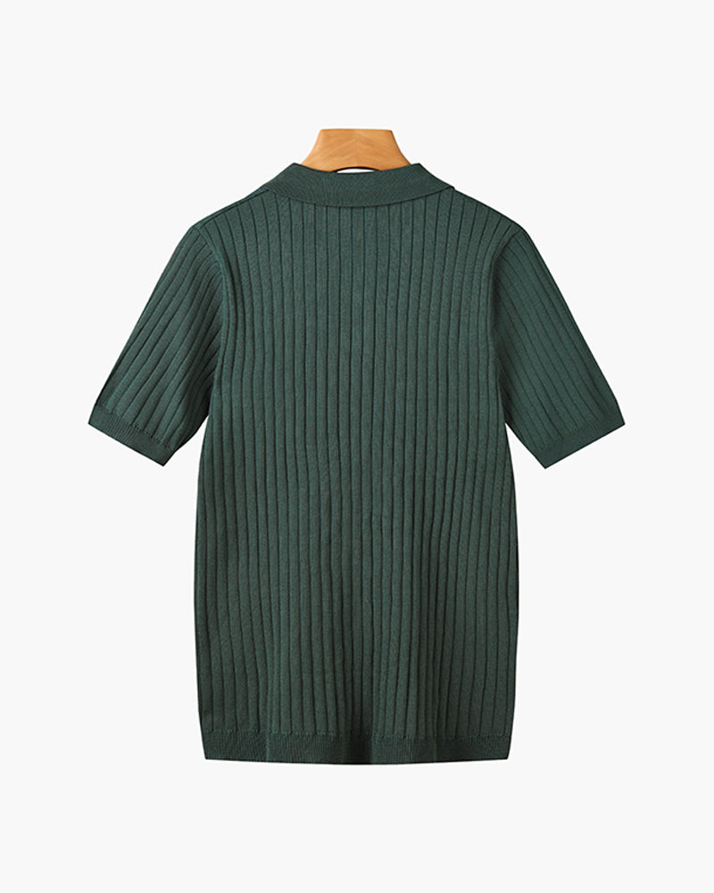 GIMCHEON Knitted Polo Shirt Kovi