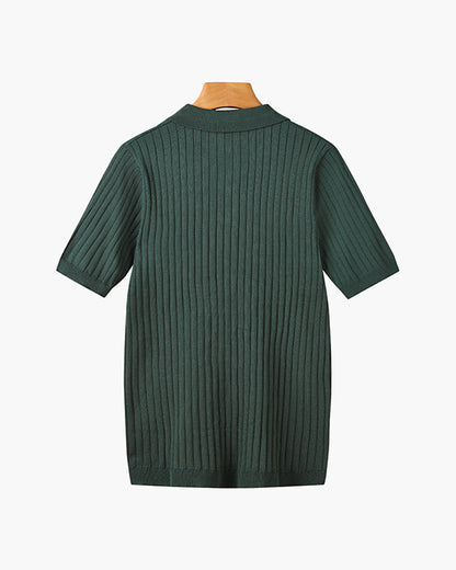 GIMCHEON Knitted Polo Shirt Kovi