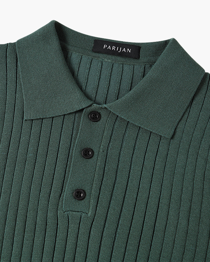 GIMCHEON Knitted Polo Shirt Kovi