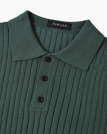 GIMCHEON Knitted Polo Shirt Kovi