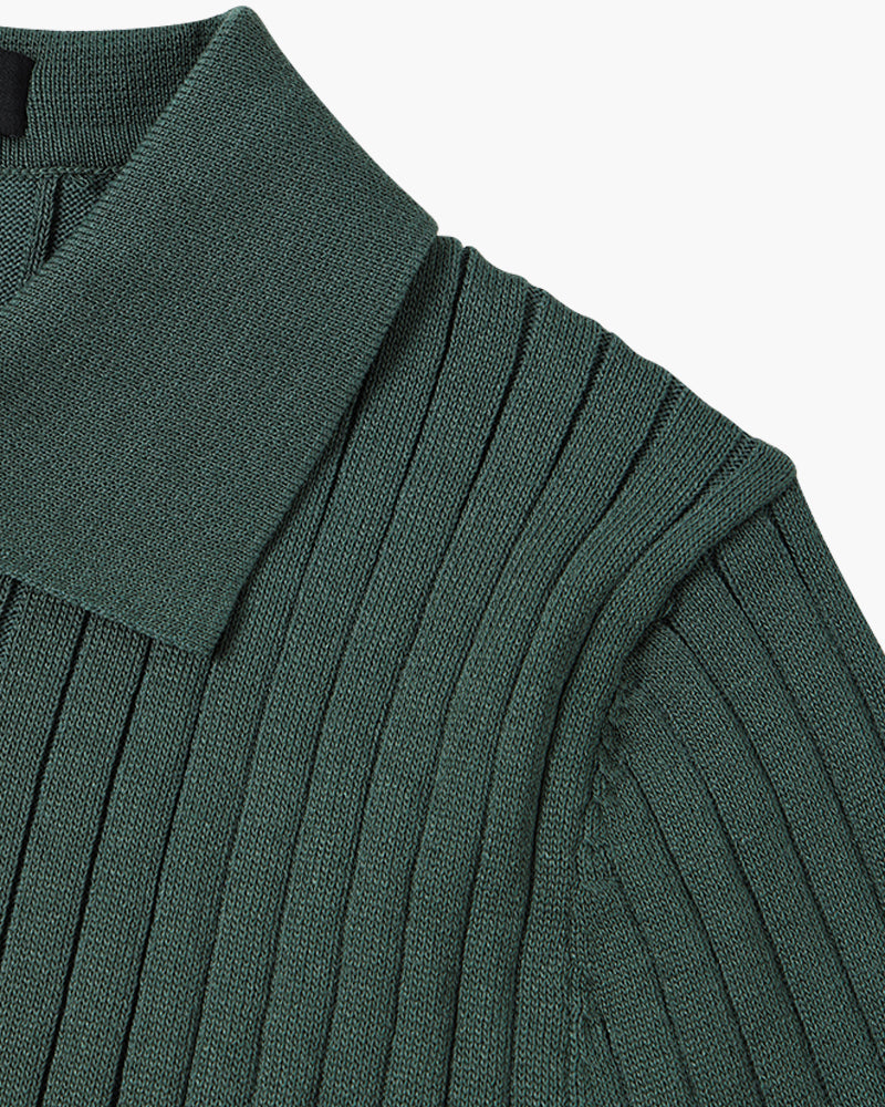 GIMCHEON Knitted Polo Shirt Kovi