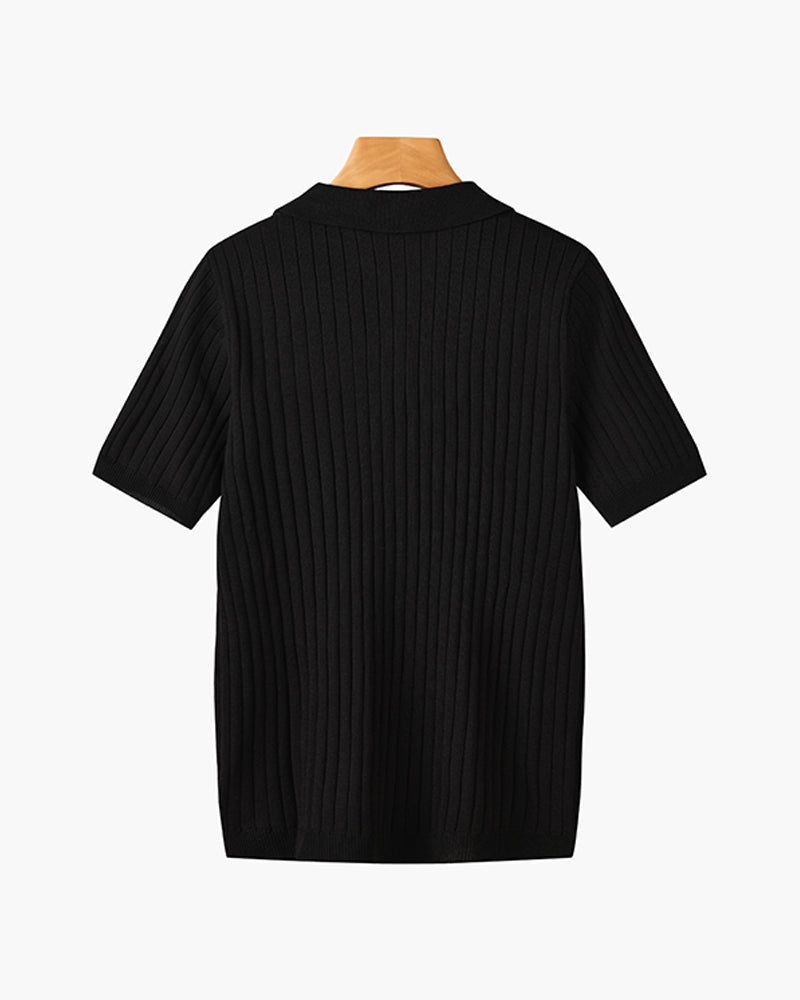 GIMCHEON Knitted Polo Shirt Kovi