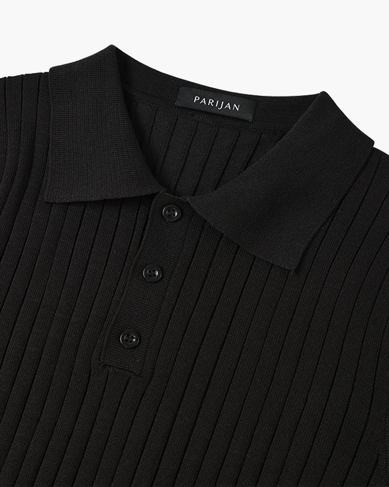 GIMCHEON Knitted Polo Shirt Kovi
