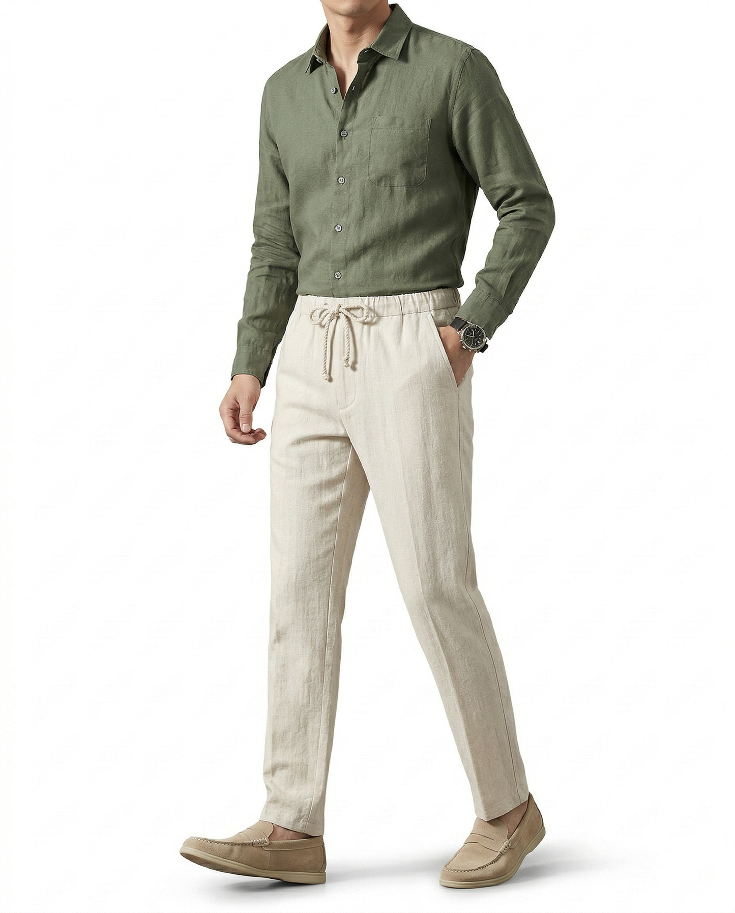 Portovenere Linen Pants Kovi