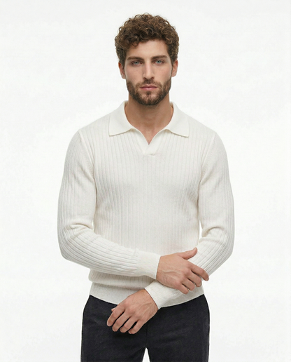 Belmont Ribbed V Polo Kovi
