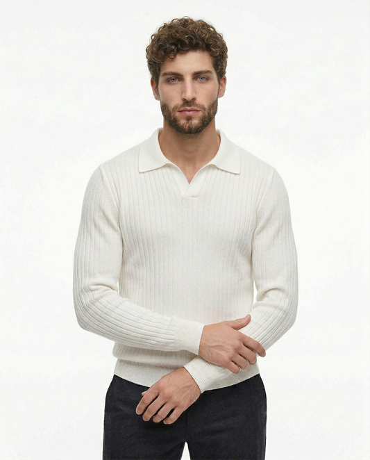 Belmont Ribbed V Polo Kovi