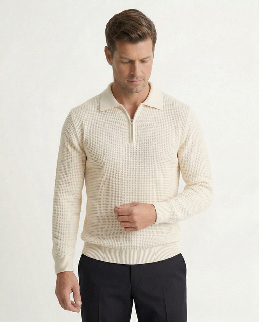 Harrington Cotton Zip Knit Kovi