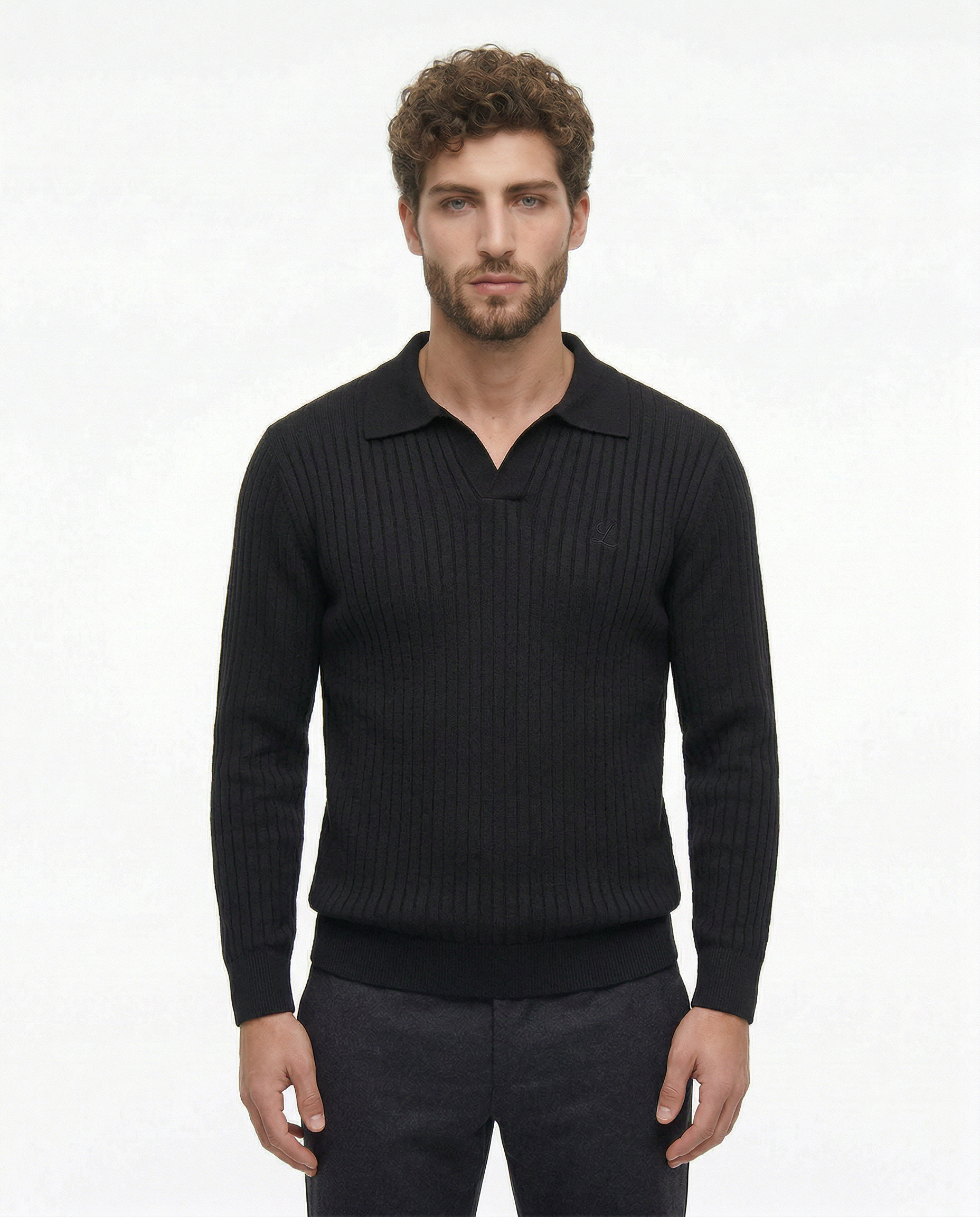 Belmont Ribbed V Polo Kovi