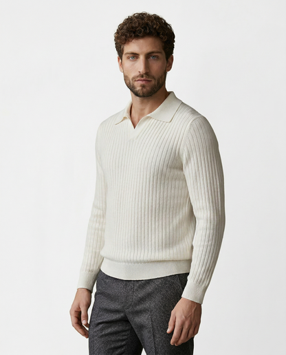 Belmont Ribbed V Polo Kovi