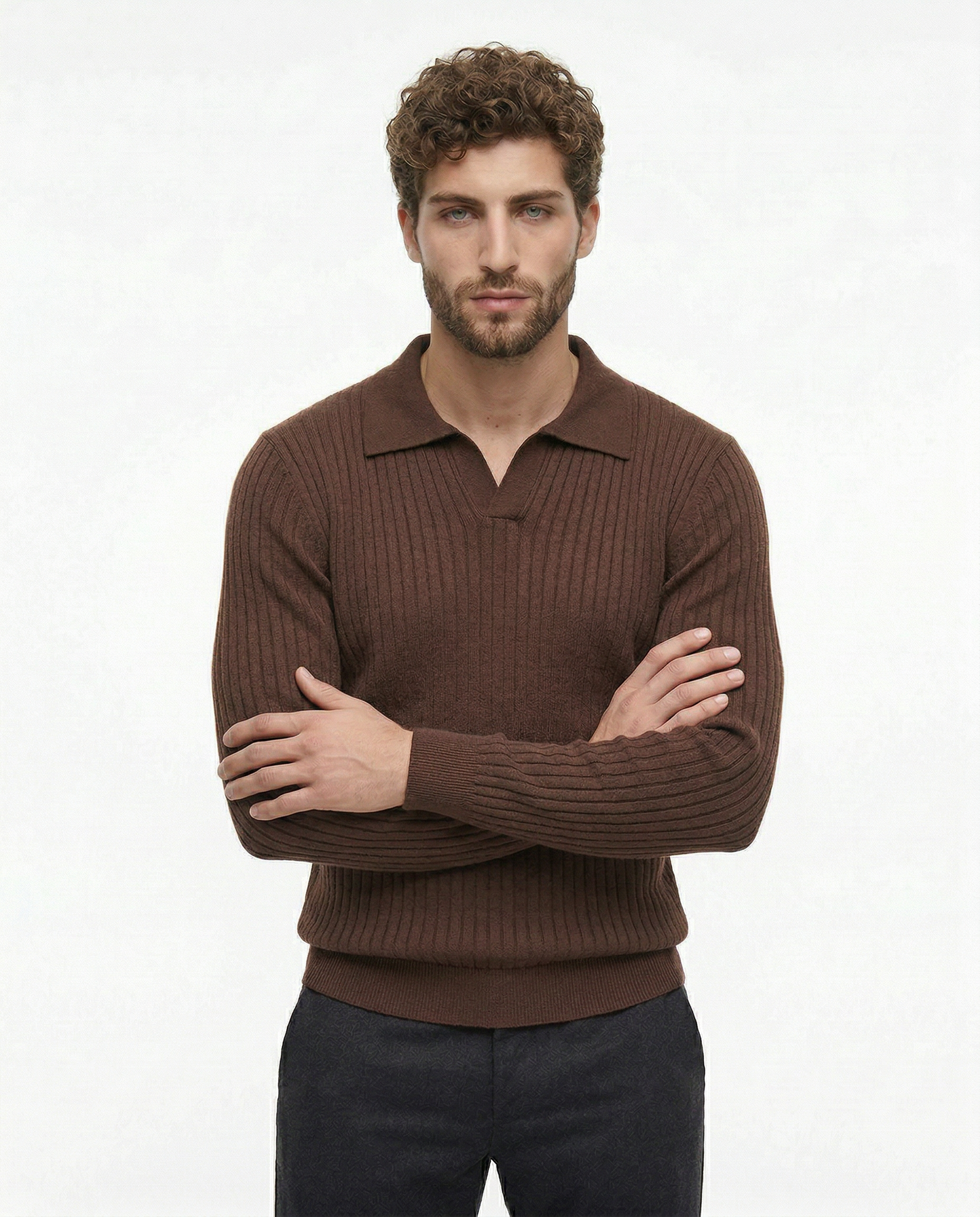 Belmont Ribbed V Polo Kovi