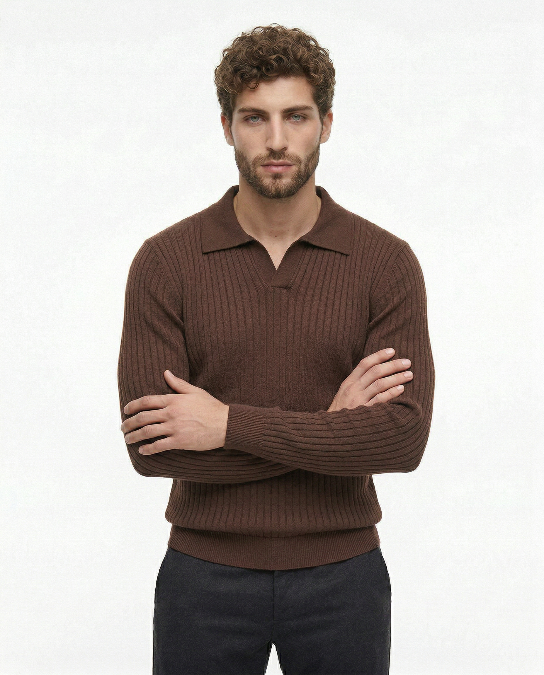 Belmont Ribbed V Polo Kovi