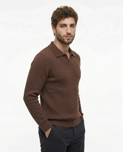 Belmont Ribbed V Polo Kovi