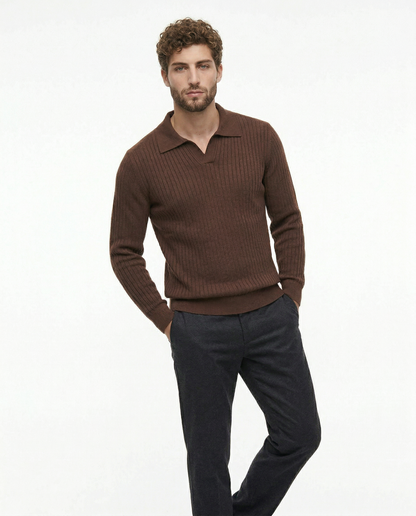 Belmont Ribbed V Polo Kovi